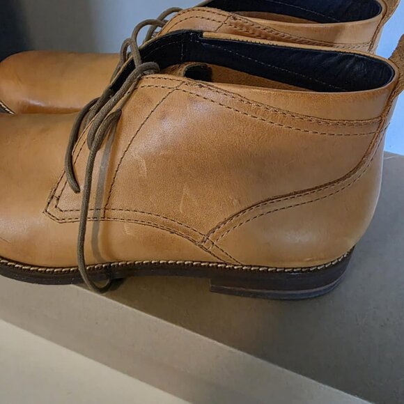 Cole Haan Tan Leather Men's Boots - Picture 11 of 13